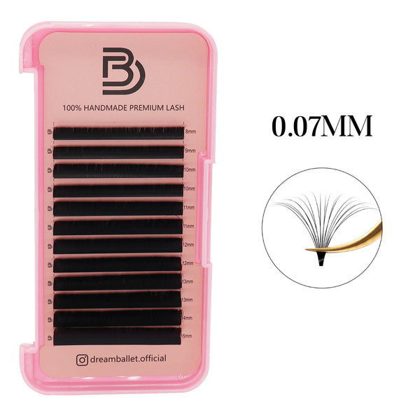 0.07MM Easy Fanning Eyelash Extensions