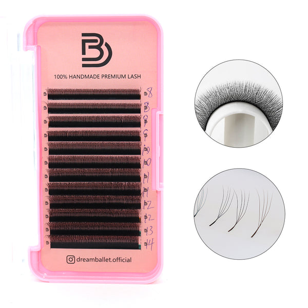 W-shaped Eyelash Extension Narrow 4D Premade Fans 0.07 C/D Curl Volume Lash Extensions Easy Fanning Lashes Matte Black Volume Premade W Lashes(W Shaped-4D-0.07-C-8-15mm）