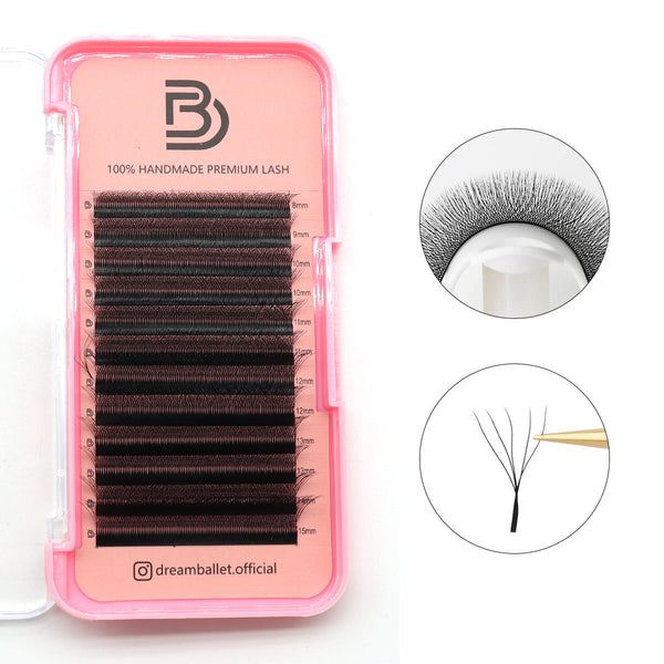 W-Shape 5D Premade Volume Fan Lashes