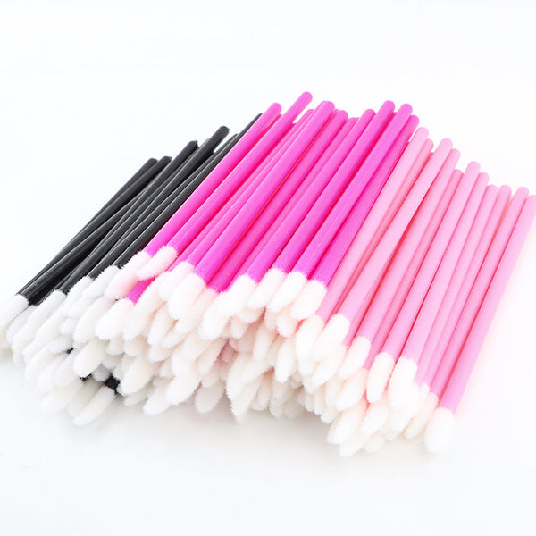 50Pcs/lot Disposable Makeup Lip Brush Eyelash Cleaner Cleaning Cosmetic Make Up Tools
